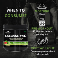 Beyond Fitness Creatine Pro 156gm, 3g pure Creatine Monohydrate with 1.5 ltr gallon bottle