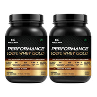 Beyond Fitness Performance 100% Whey Gold- Post Workout Protein Concentrate, Zero Artificial Flavors & Sweeteners, Gluten Free, 25g Protein, 5.5g BCAA,Essential Amino Acids, Chocolate 2.2 lb (1 KG)