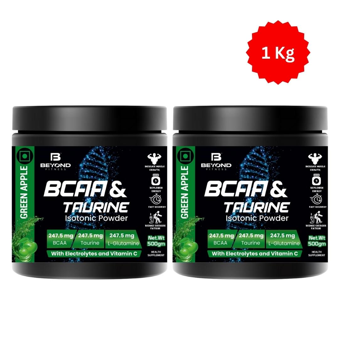 Beyond Fitness BCAA & TAURINE Isotonic Energy Drink With Electrolytes and vitamin c- 500gm