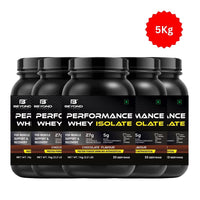 Beyond Fitness 100% Performance Whey Isolate Protein with 27g Protein per scoop, 5kg (11.02 lbs)